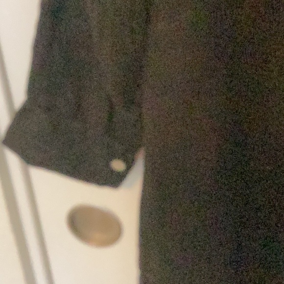 Meo Meli Chic Black Long Sleeve Linen Dress 8-10 - Picture 3 of 13